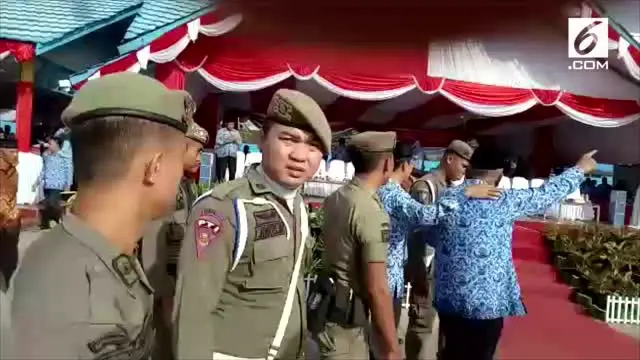 Sebuah rekaman viral berisi Wakil Gubernur Kalimantan Utara yang sedang marah saat upacara.