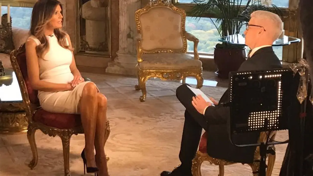 Melania Trump tampil dalam sebuah wawancara. Ia menolak semua tuduhan yang disangkakan kepada sang suami, Donald Trump.
