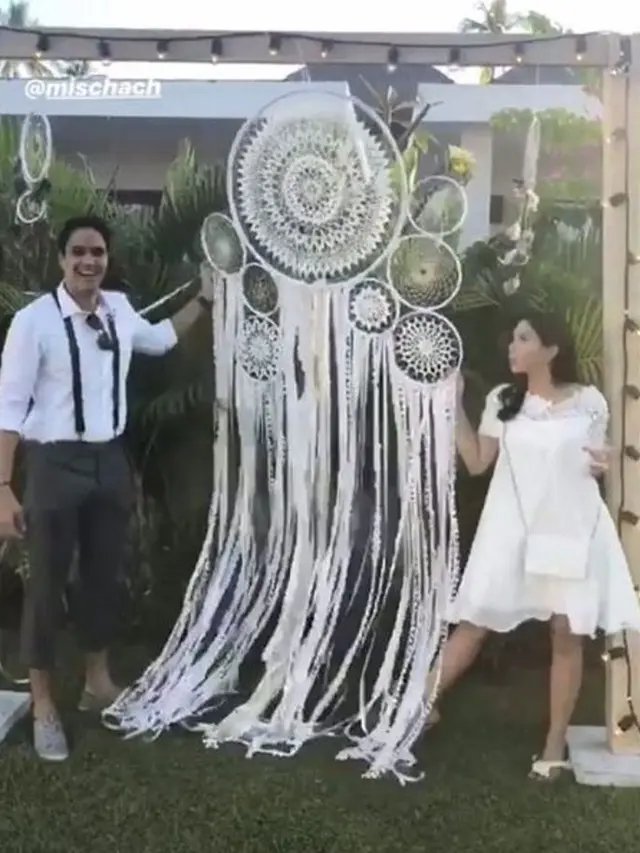 Jessica Mila di pernikahan Nadine Chandrawinata