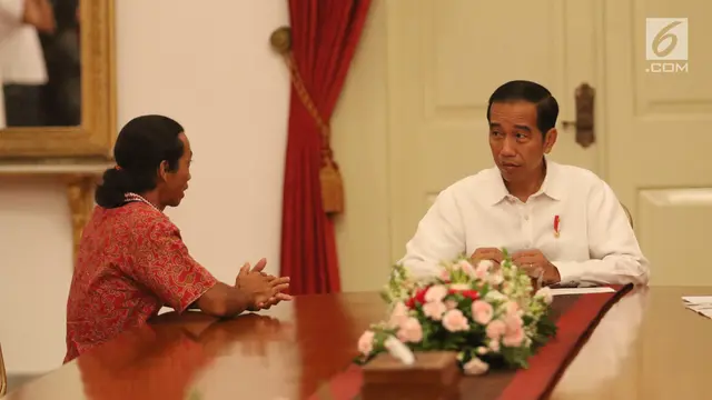 26 Hari Jalan Kaki, Sopir Truk  Agus Yuda Diterima Presiden Jokowi