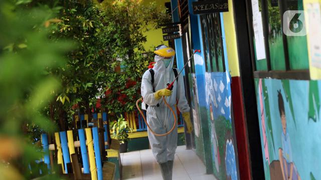 FOTO: Persiapan Sekolah di Tangerang Menghadapi New Normal