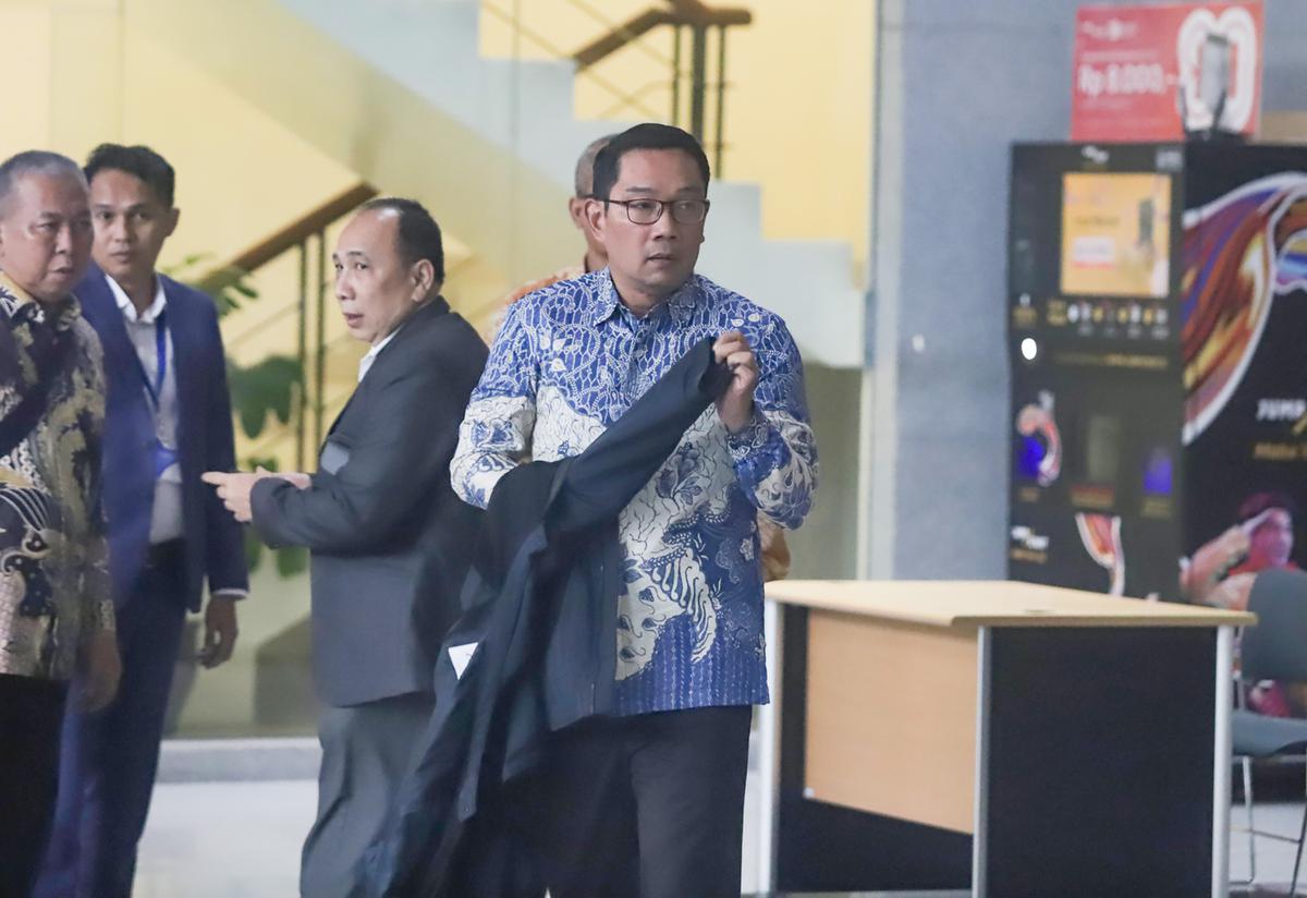 Usai Diperiksa Penyidik KPK, Ridwan Kamil Mengaku Lega