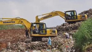 Salah satu Tempat Pembuangan Sampah Sementara (TPSS) di Sukabumi. (Liputan6.com/Fira)