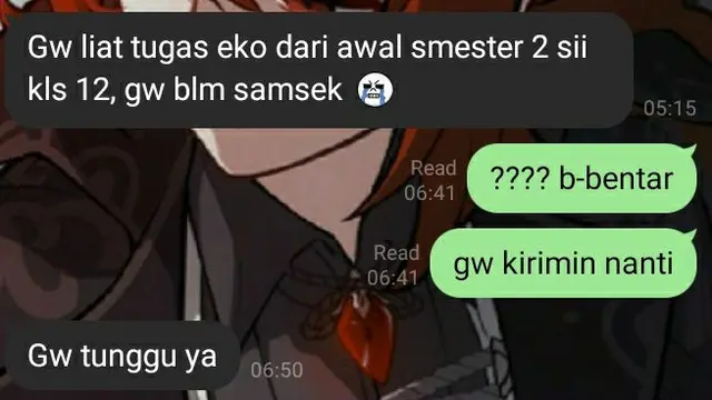 6 Chat Teman Sekelas Minta Contekan Ini Tidak Tahu Diri