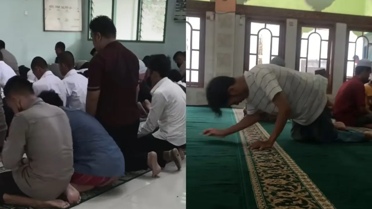 5 Momen Penyandang Disabilitas Salat Dalam Keterbatasan, Bikin Haru Warganet
