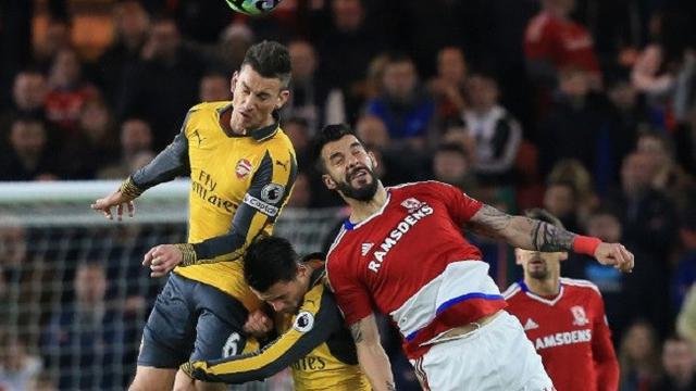 Laurent Koscielny (Middlesbrough Vs Arsenal)