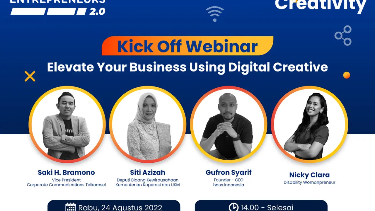 Dukung UMKM Tumbuh Kreatif, Telkomsel Kembali Gelar Program Digital Creative Entrepreneur (DCE 2.0)