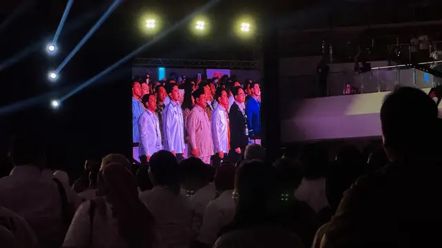 Presiden Prabowo Subianto saat menghadiri acara penutupan Kongres Partai Solidaritas Indonesia (PSI) di edutorium Universitas Muhammadiyah Surakarta (UMS).