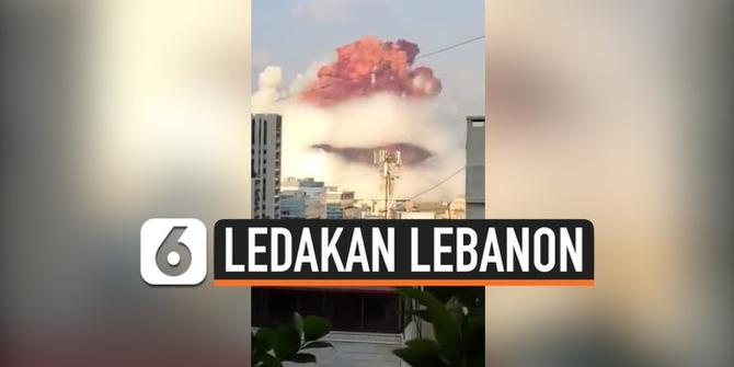 VIDEO: Ledakan Beirut, Warganet Unggah Rasa Duka