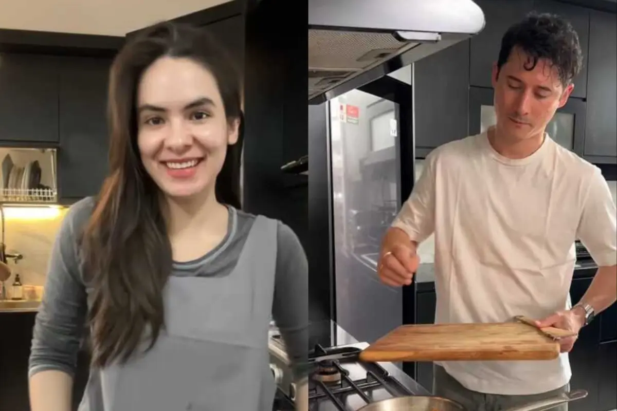 Potret Dapur Steffi Zamora dan Nino Fernandez, Nuansa Monokromnya Simpel dan Estetik/ TikTok @steffizamorah dan @ninofernandez__