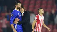 1. Diego Costa (Chelsea) – Pria berdarah Brasil ini akhirnya memustuskan meninggalkan Stamford Bridge. Ketidakharmonisan dengan sang pelatih menyebabkan striker 28 tahun ini terdepak dari skuat utama Chelsea besutan Antonio Conte. (AFP/Glyn Kirk)