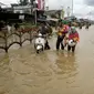 Dari lima kecamatan ini, ada sekitar 21 desa yang terendam banjir. (Liputan6.com/M Syukur)