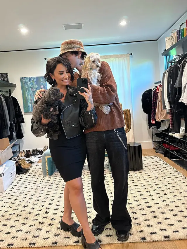 Demi Lovato dan Jutes. (Instagram/ jutesmusic)