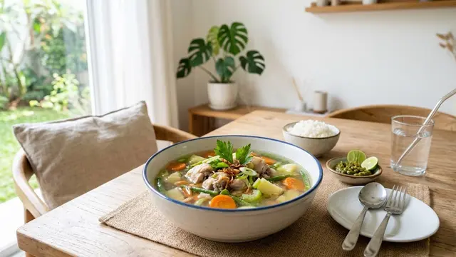 Resep Sup Ayam Bening yang Kuahnya Tidak Keruh dan Tetap Segar, Lezat Disajikan Hangat