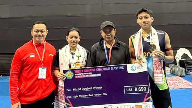 Marwan Faza/Aisyah Salsabila Putri Pranata - Gumahati Masters 2025 - Bulu Tangkis