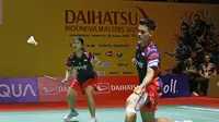 Ganda campuran Indonesia Jafar Hidayatullah/Felisha Alberta Nathaniel Pasaribu lolos ke babak 16 besar Indonesia Masters 2025. Jafar/Felisha singkirkan pasangan Chinese Taipei Ming Che Lu/Hung En-Tzu&nbsp;dengan skor 21-19 dan 22-20 di Istora Gelora Bung Karno, Senayan, Jakarta, Rabu (22/1). (foto: PBSI)