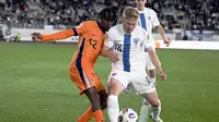 Duel Finlandia vs Belanda di Kualifikasi Piala Dunia 2026 Zona Eropa, Minggu (8/6/2025) dini hari WIB. (Lehtikuva via AP Photo/Markku Ulander)