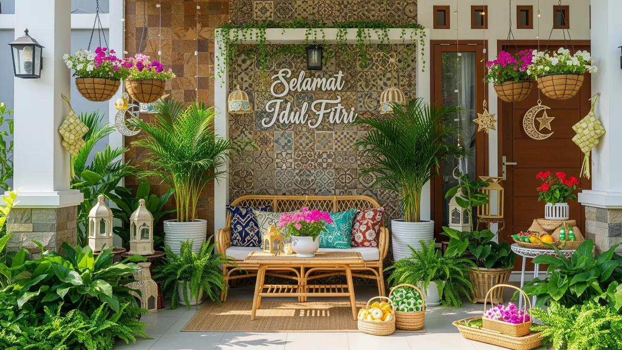 6 Ide Dekor Teras Rumah Jelang Lebaran Biar Jadi Spot Foto Favorit, Auto Estetik