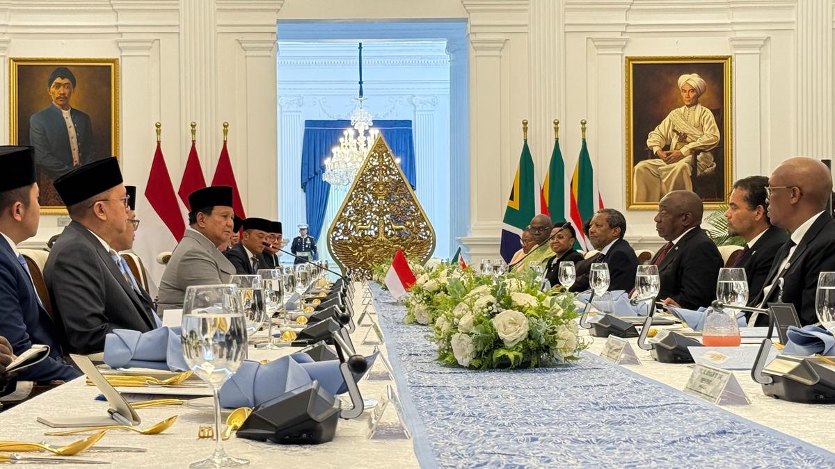Prabowo bertemu Presiden Afrika Selatan