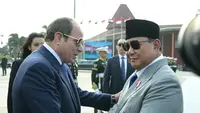 Momen Prabowo Lepas Kepulangan Presiden Mesir El-Sisi di Halim