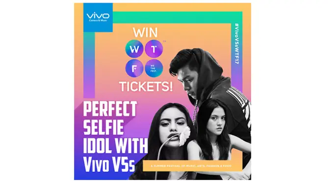 Ayo ikutan kompetisinya karena Vivo Indonesia akan membagikan puluhan tiket gratis We The Fest 2017, wow!