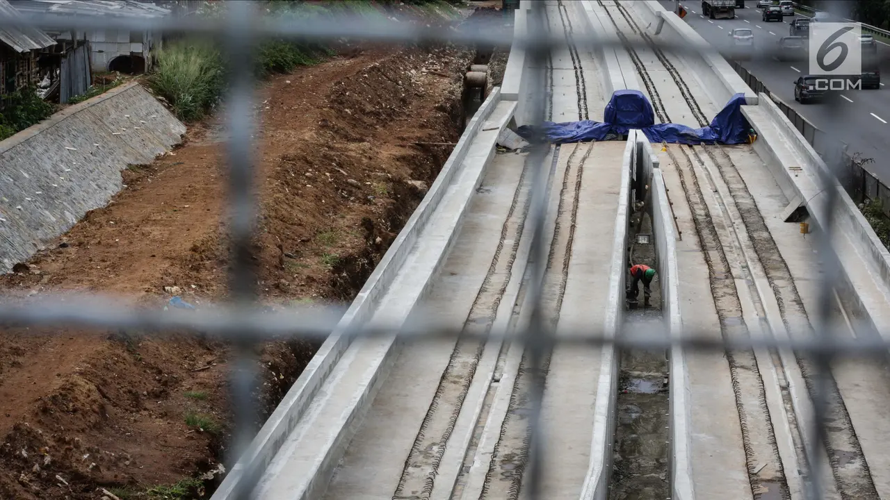 kereta ringan LRT atau Light Rail Transit