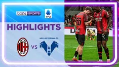 Berita video highlights laga pekan ke-38 Liga Italia (Serie A) 2022/2023 antara AC Milan melawan Hellas Verona yang berakhir dengan skor 3-1, Senin (5/6/2023) dini hari WIB.