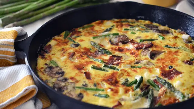 Frittata, Memasak Telur dengan Cara Dipanggang