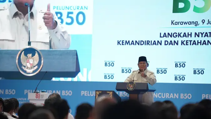 Resmikan Program B50, Prabowo Ingin Petani Jadi Pihak Paling Diuntungkan