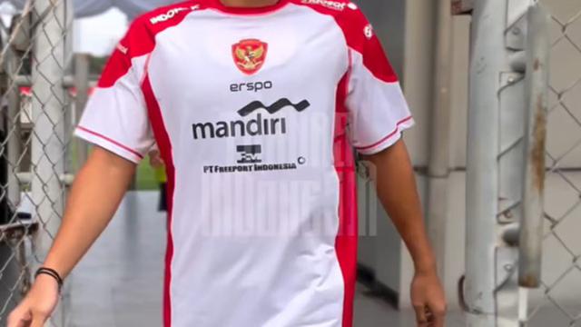 Jersey baru Timnas Indonesia.
