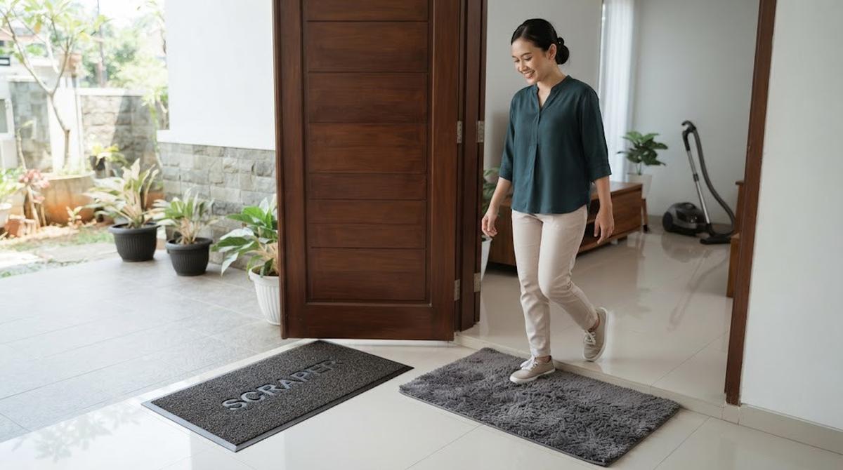 Solusi Mengurangi Debu yang Masuk ke Rumah dari Teras Depan