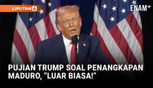 Presiden Amerika Serikat Donald Trump memuji operasi militer AS di Venezuela yang menangkap Presiden Nicolás Maduro sebagai sesuatu yang “brilian secara taktis” dan “suatu hal yang luar biasa.”