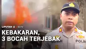 Warga Bahu-Membahu Selamatkan Tiga Anak Terjebak Kebakaran Rumah