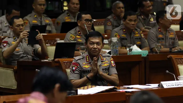 Komjen Idham Azis Jalani Uji Kepatutan dan Kelayakan Calon Kapolri