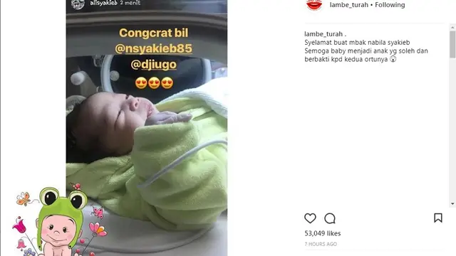 Nabila Syakieb (Foto: Instagram/@lambe_turah)