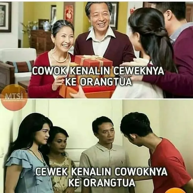 7 Meme Momen Bawa Pacar ke Rumah Ini Malah Bikin Tepuk Jidat