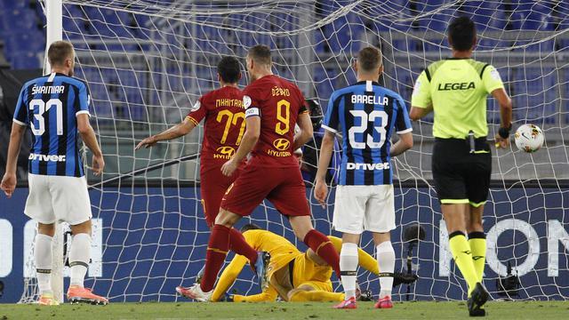 Penalti Lukaku Selamatkan Inter Milan dari Kekalahan Atas Roma