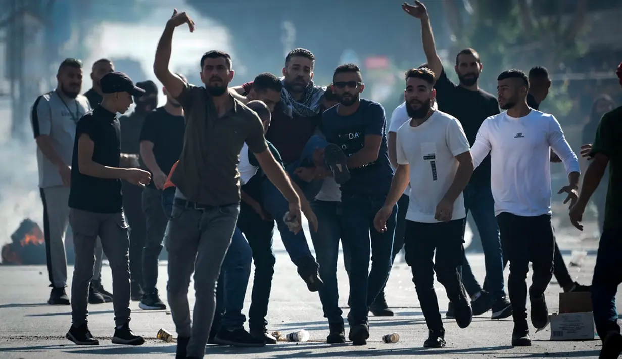 Tercatat akibat perang Hamas dan Israel, 3.000 orang tewas. Israel meminta 1,1 juta warga sipil di Jalur Gaza utara untuk mengungsi ke wilayah selatan. (AP Photo/Nasser Nasser)