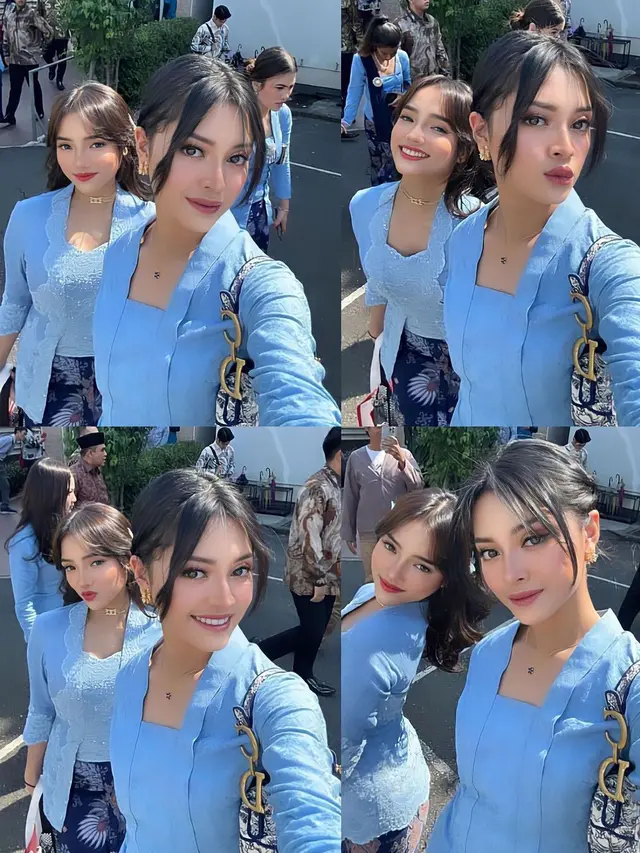 Fuji jadi pagar ayu pernikahan Azizah Salsha dan Pratama Arhan (Foto: instagram fuji_an)