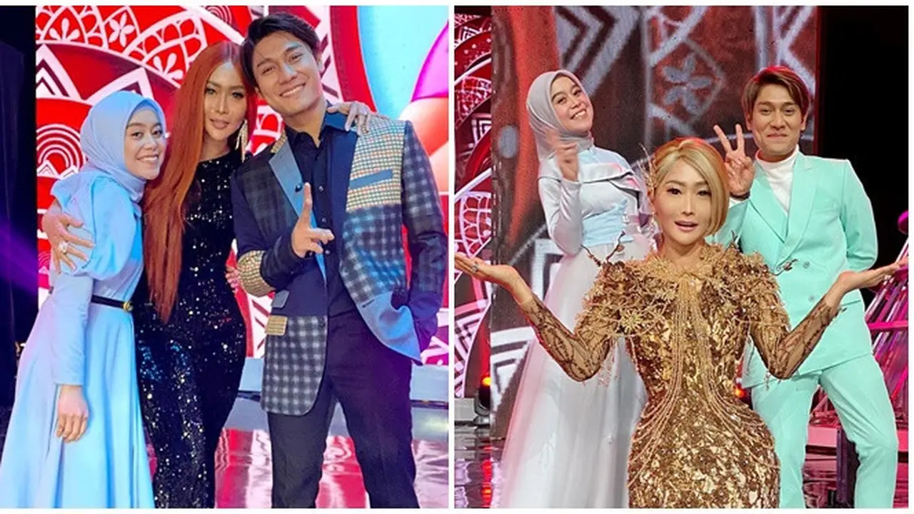 6 Potret Kedekatan Inul Daratista Bareng Lesty Kejora dan Rizky Billar di Panggung LIDA