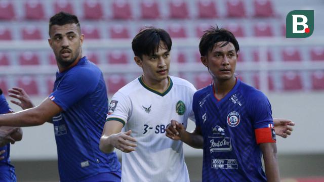 Pertandingan Piala Menpora 2021 Arema FC Melawan Persikabo 1973