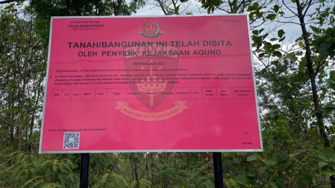 Lokasi Aset Tanah Senilai Rp510 Miliar Milik Eks Bos Sritex yang Disita Kejagung
