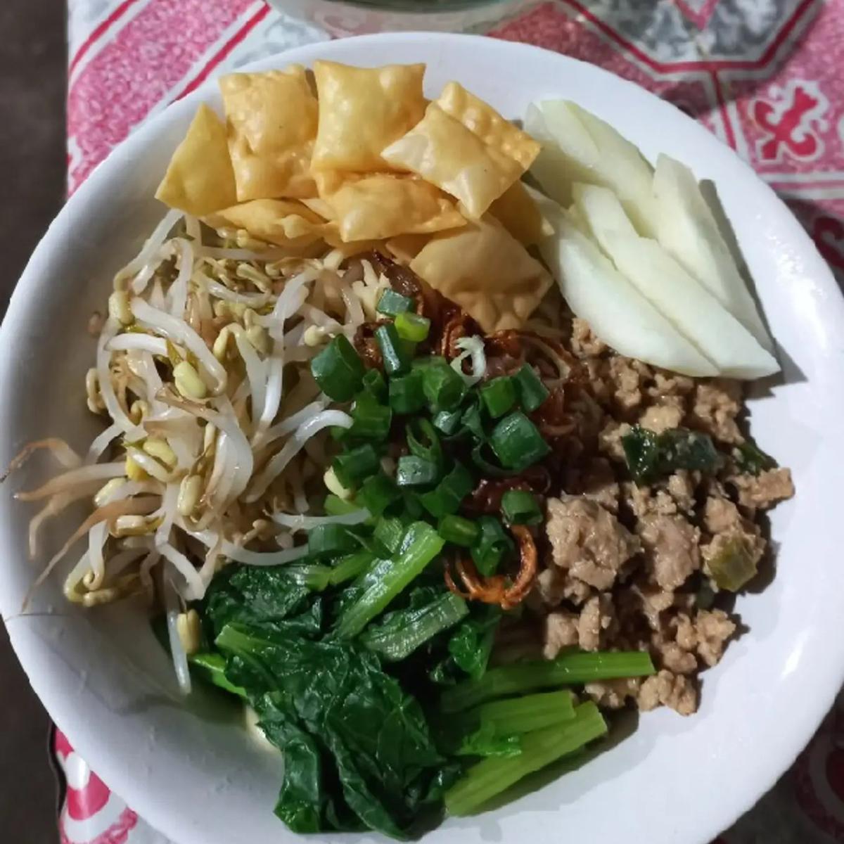 Menu Masakan  Mie Ayam Bangka