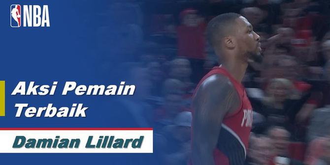 VIDEO: Damian Lillard Bawa Portland Trail Blazers Raih Kemenangan Atas Houston Rockets 125-112