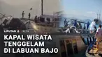 Sebuah kapal wisata tenggelam setelah menabrak gugusan karang di perairan Labuan Bajo, Manggarai Barat, Nusa Tenggara Timur, Minggu pagi. Sebanyak 19 penumpang dan awak kapal dievakuasi.