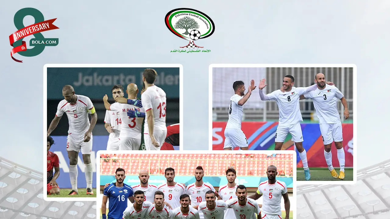 Ilustrasi - Kolase Foto Timnas Palestina