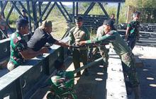 Progres Pembangunan Lima Jembatan Bailey di Aceh Capai 50 Persen Lebih, TNI Percepat Prosesnya