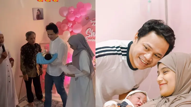 Aqiqah anak kedua Larissa Chou