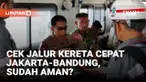 Jalur Kereta Cepat Jakarta-Bandung diperiksa Kapolda Jabar, Irjen Pol Dr Akhmad Wiyagus, dan Kasdam III Siliwangi, Brigjen TNI Asep Syarifudin hari Jumat (12/5). Pengecekan aspek keamanan ini menindaklanjuti arahan Menko Bidang Kemaritiman dan Invest...
