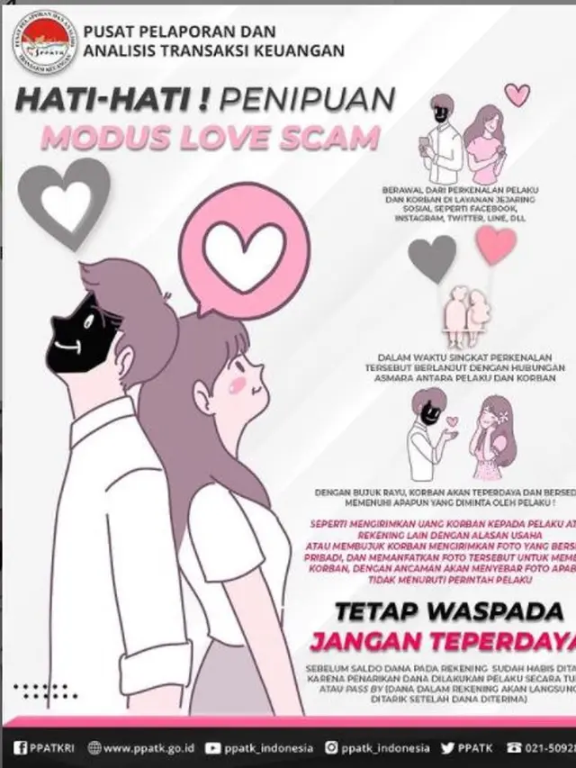 Waspada Penipuan dengan Modus Love Scam, Kenali 2 Ciri Utamanya